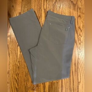 FootJoy Athletic Fit Golf Pants, Grey - 34”x32”